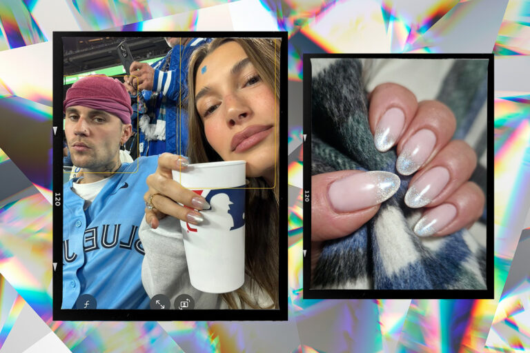 Ідея манікюру від Гейлі Бібер: оксамитовий зимовий ефект