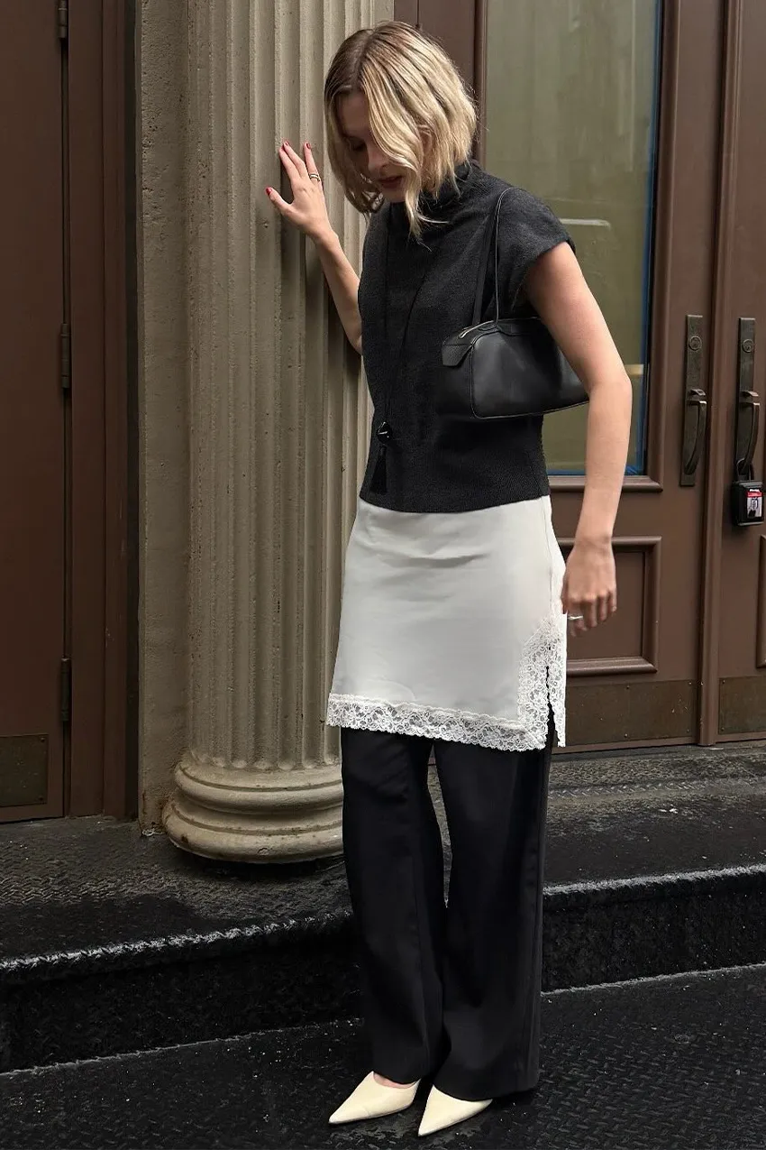 Спідниця поверх штанів 