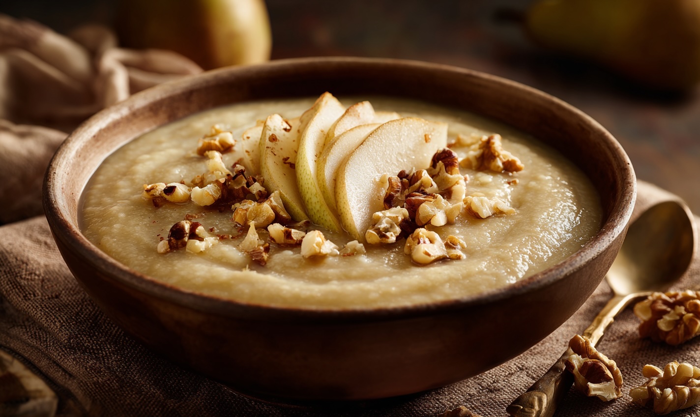 Суп-пюре з пастернака, топінамбура та волоських горіхів, рецепти супів-пюре, рецепти з кореня селери