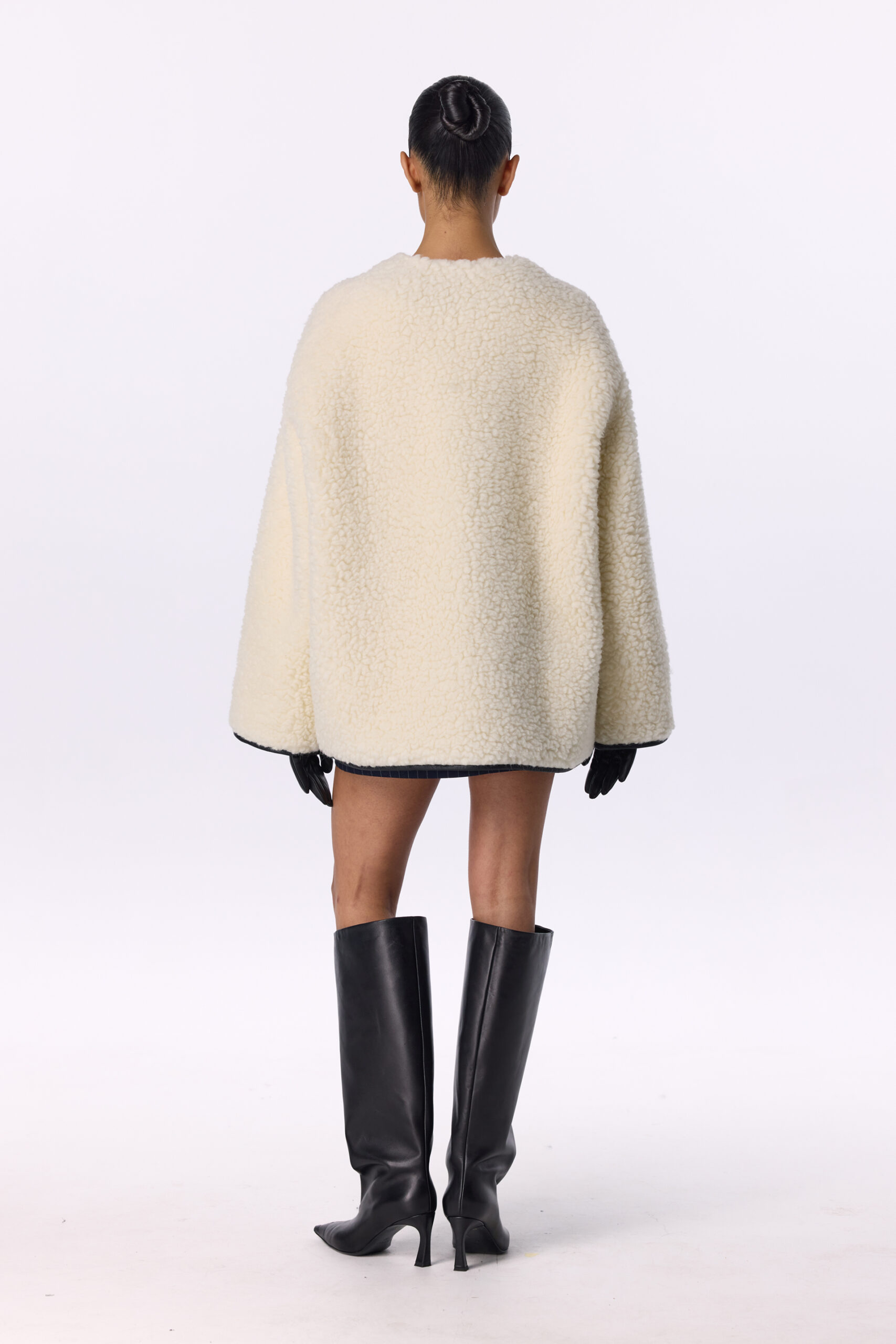 Bazhane, екошуба оверсайз із застібками