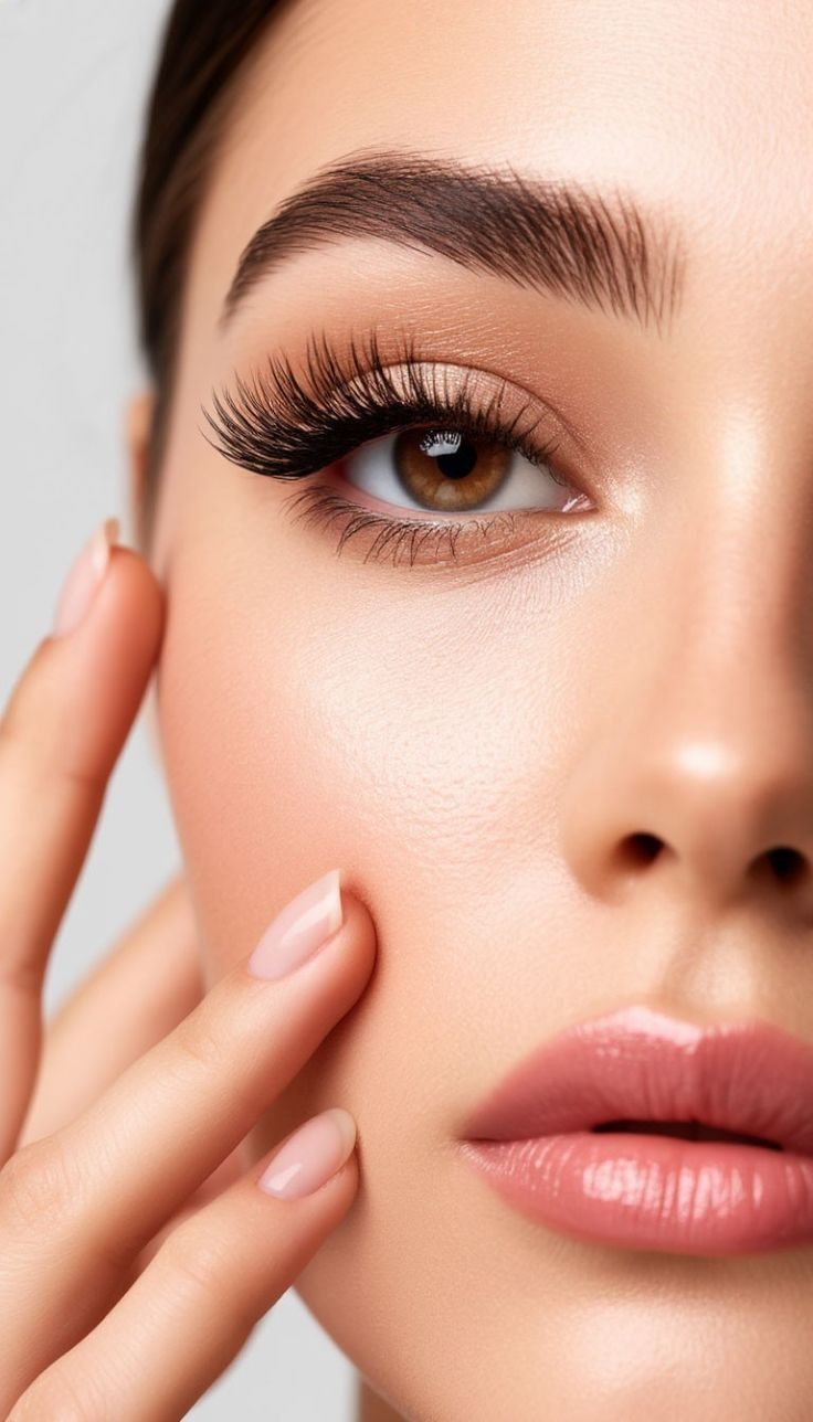 Довгі вії без складного макіяжу очей