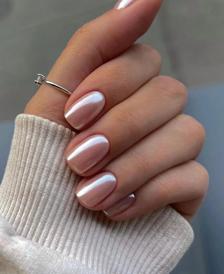 Хромований манікюр