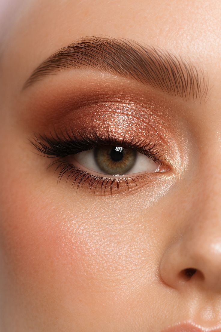 Світла база та сяйво у внутрішньому кутику ока