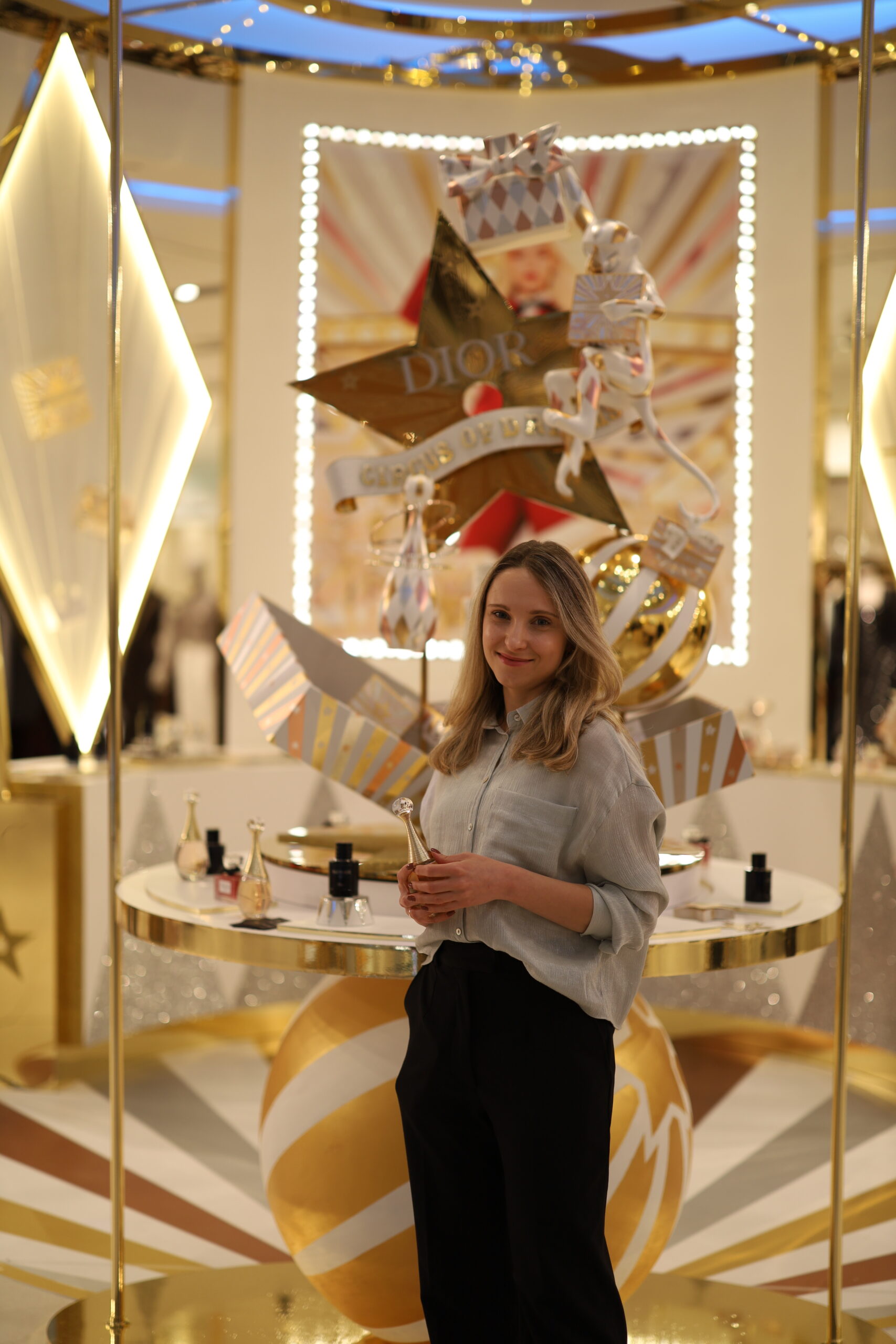 Анастасія Бузданова в Dior