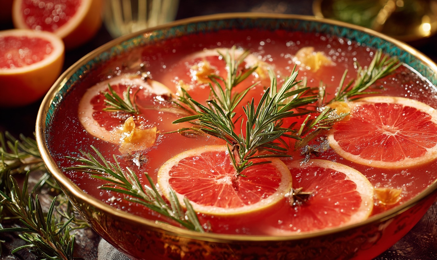 Святковий пунш із сангрією, новорічні рецепти