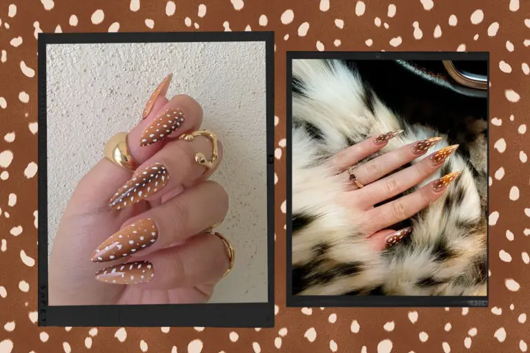 Bambi-принт у манікюрі – анімалістичний тренд сезону