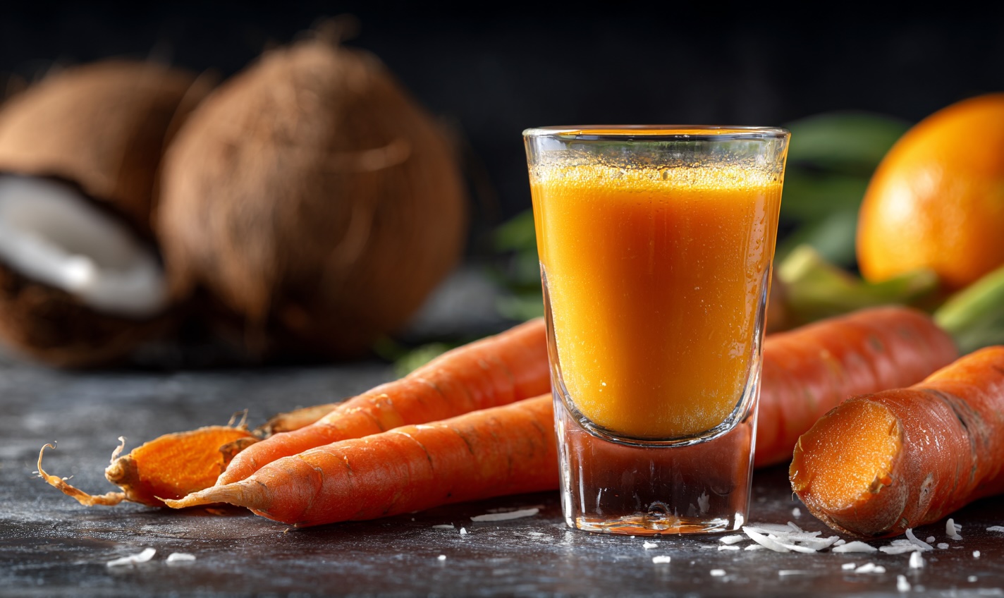 Ретиноловий шот із цитрусовими та коренем імбиру