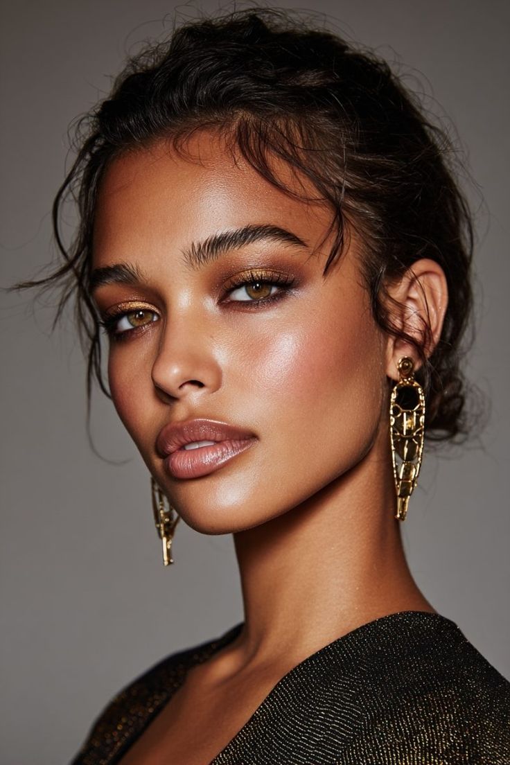 Бронзовий макіяж