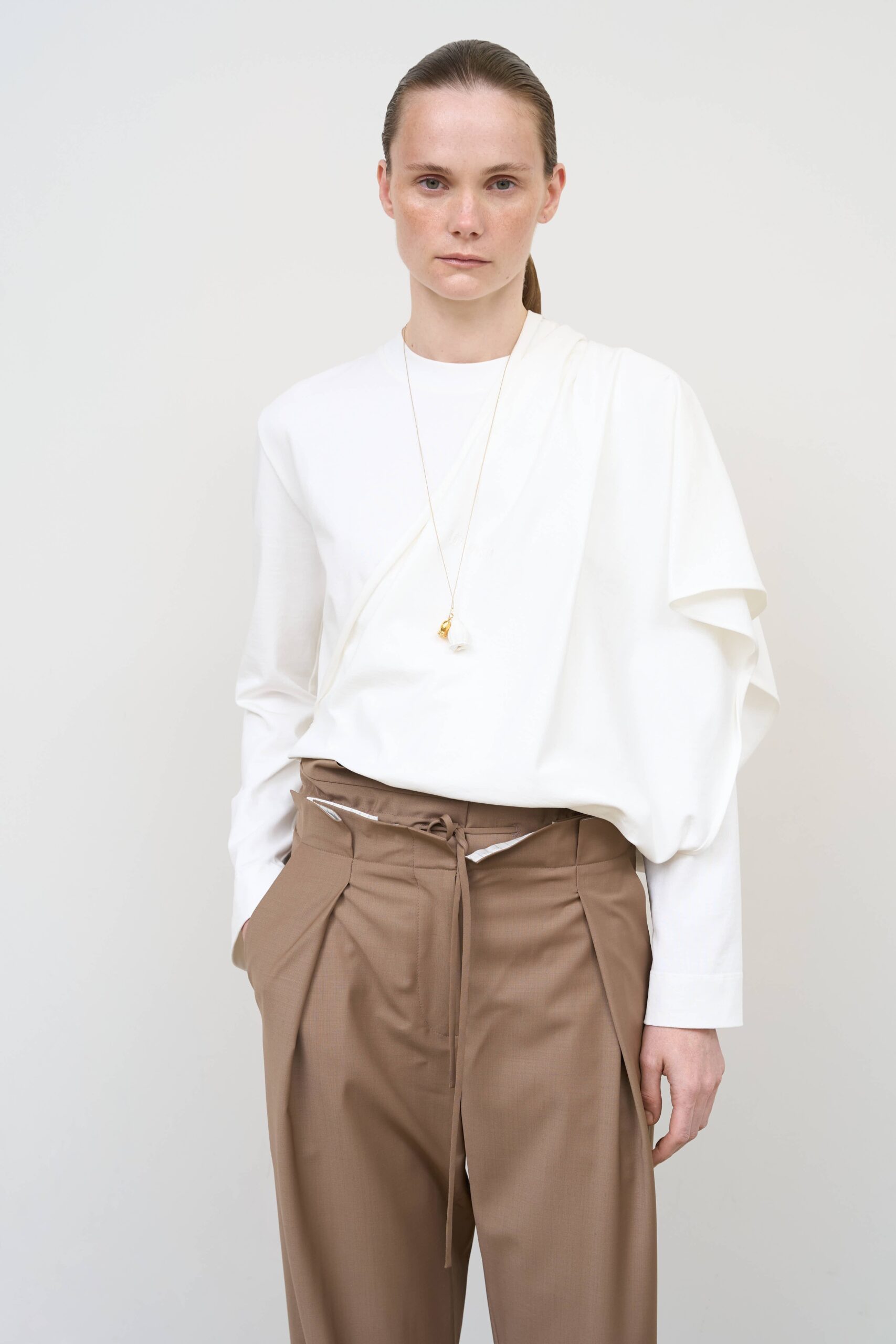 Asymmetric Cotton Longsleeve, Litkovska