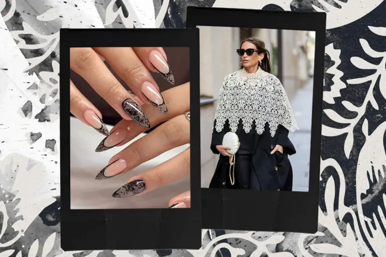 Почему кружево снова в центре внимания: от одежды до маникюра