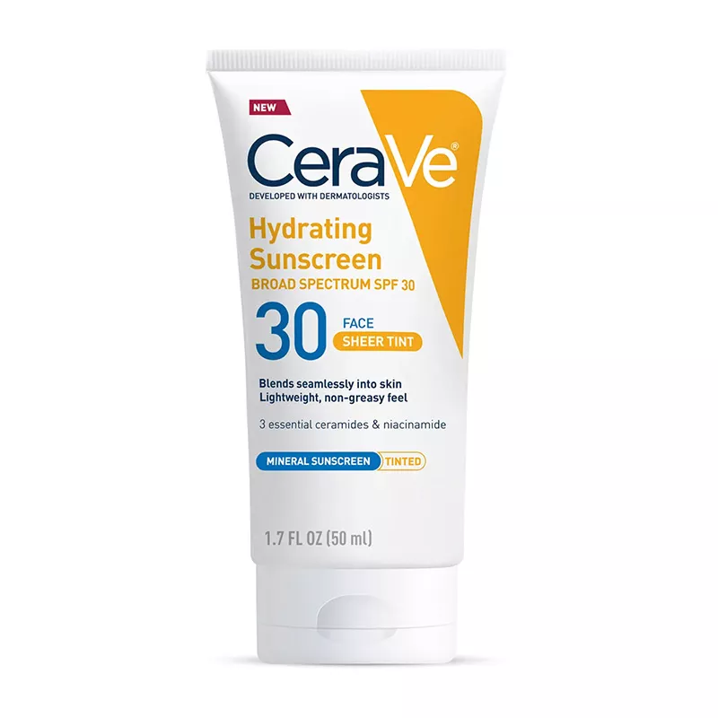 CeraVe, Hydrating Sunscreen SPF 30 Face Sheer Tint